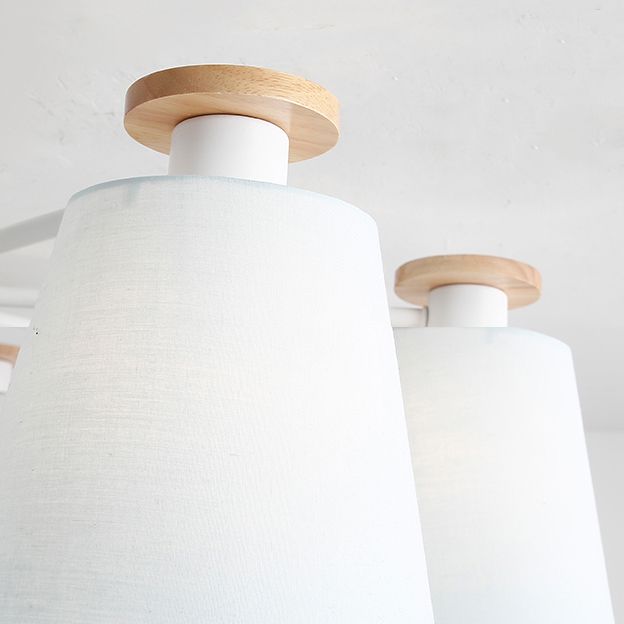 Lámpara de techo múltiple de estilo cilíndrico de estilo moderno