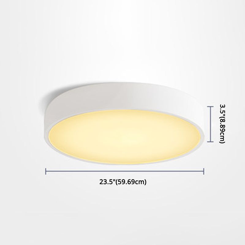 Ronde inbouwverlichting 1-lichts aluminium minimalistische inbouwplafondverlichtingsarmaturen