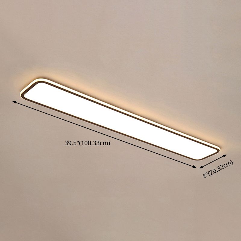 Metalen flatpanel verzonken plafondverlichtingsarmaturen Minimalistische kantoorverzonken plafondlamp
