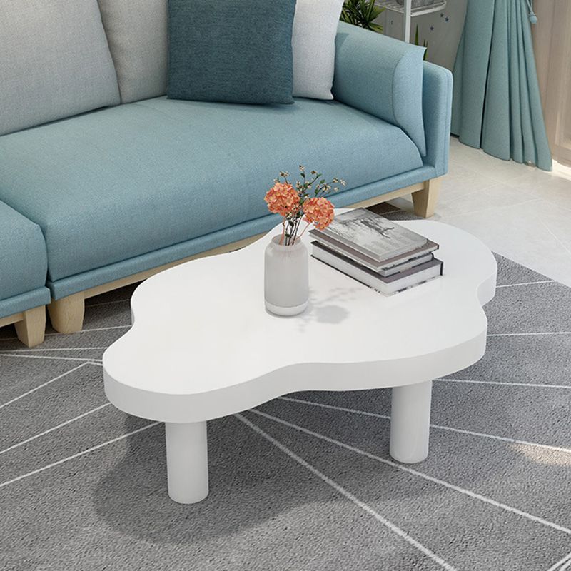 Nordic Cocktail Table 3 Legs Solid Wood Free Form Nesting Coffee Table