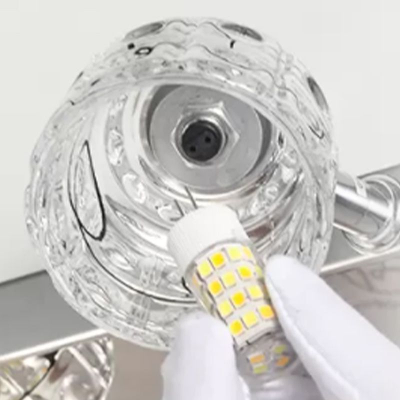 Makeup Mirror Light Modern Simple Stainless Steel Mirror Lamp Fixture for Bathroom Toilet