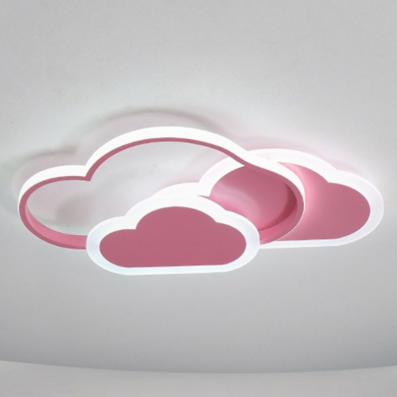 Cloud-vormige Flush Mount Light Armatuur Modern Metal Flush Light