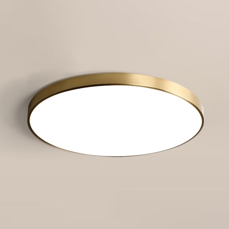 Circular Led Flush Mount Ceiling Light Fixtures Modern Acrylic Flush Light