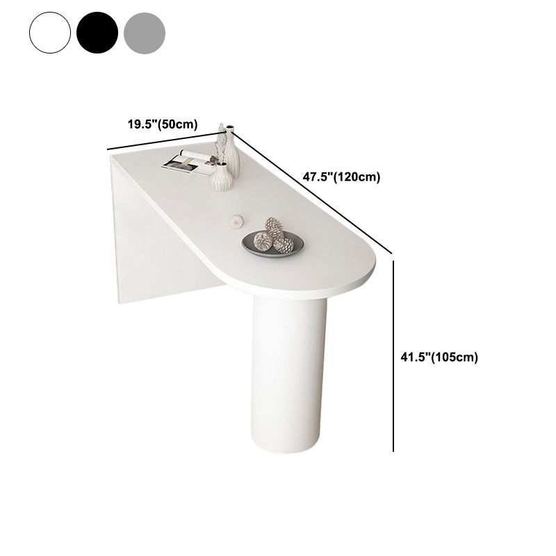 Contemporary Pub Table Solid Wood Specialty Bar Table for Small Places