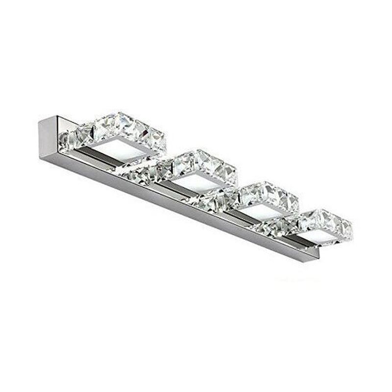 Modern Crystal Makeup Mirror Light Simple LED Mirror Lamp Fixture for Bathroom