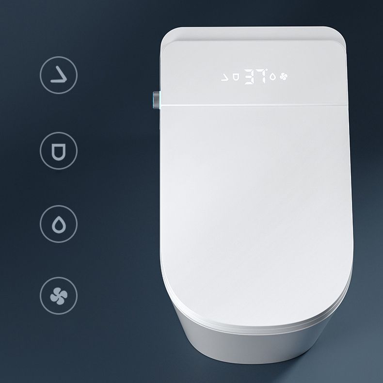 Modern Siphon Jet Toilet Bowl Floor Mount Skirted Toilet with Toilet Seat