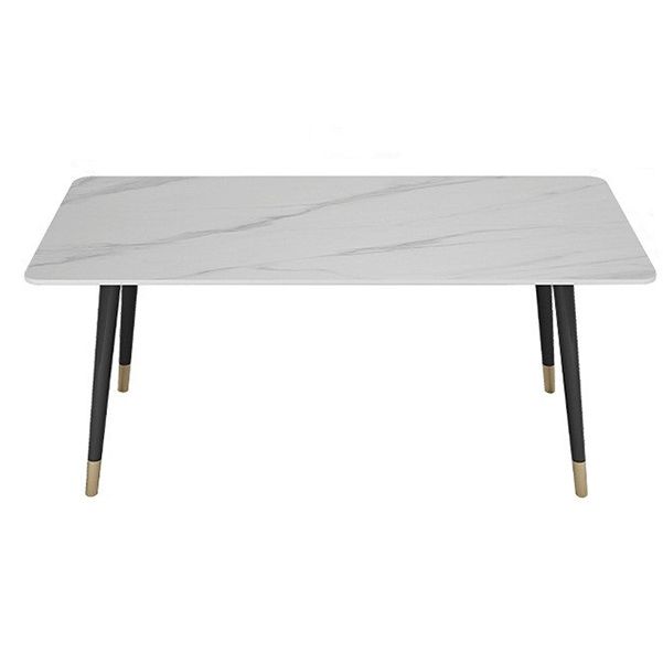 Contemporary Stone Writing Desk 29.53-inch Tall Office Desk with Parsons Base