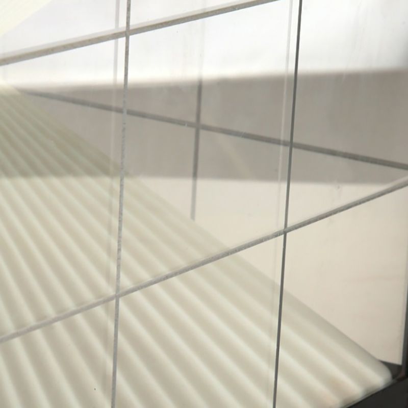 Metal Square Shape Outdoor Light Modern Style 1 Light Solar Pillar Light in Black