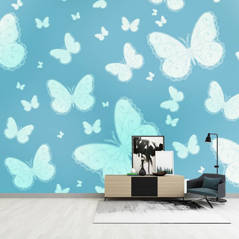 Environmental Illustration Mural Wallpaper Butterfly Indoor Wall Mural