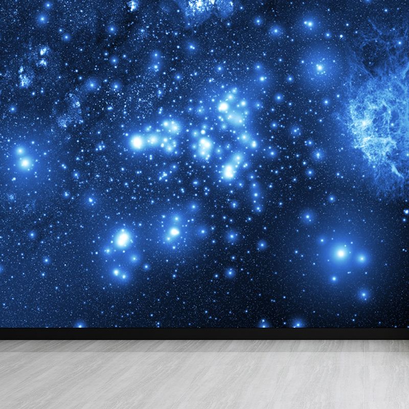 Mysterious Outer Space Mural Wallpaper Contemporary Non-Woven Cloth Wall Covering