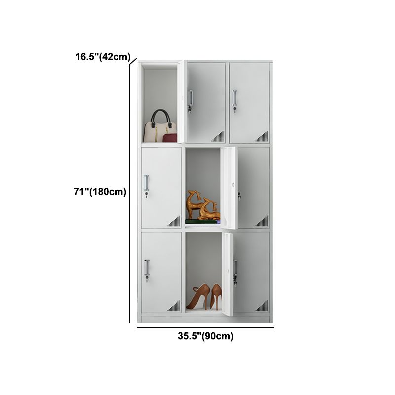 Modern Style Wardrobe Armoire Metal Wardrobe Closet for Home