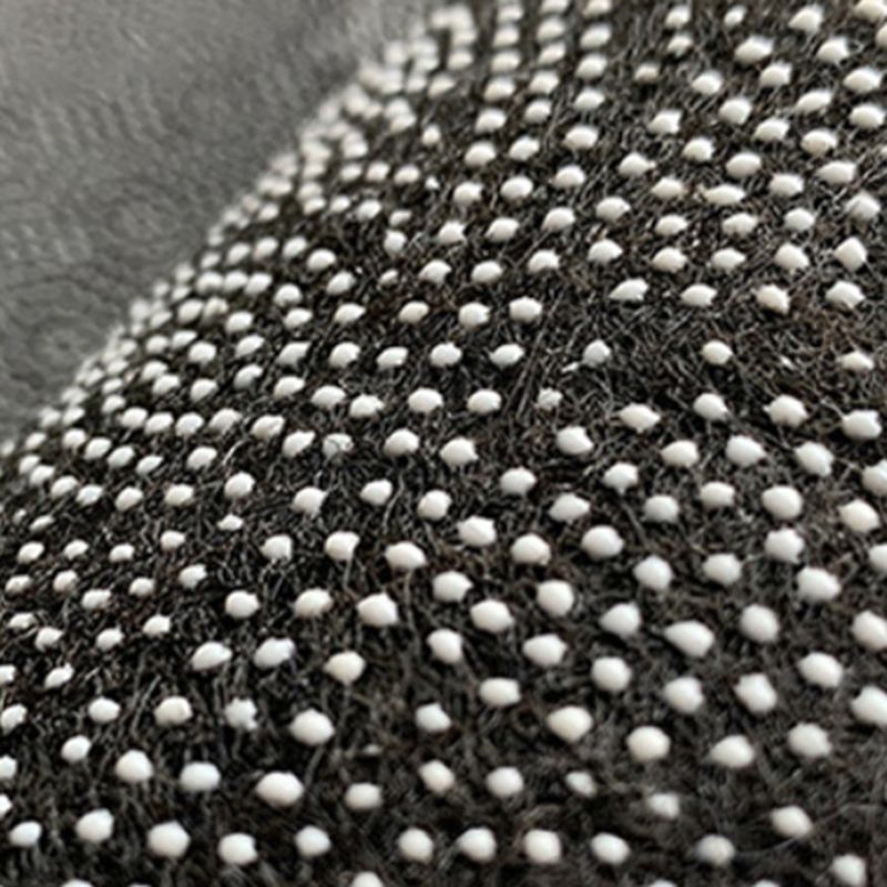 Light Pink Abstract Print Rug Polyester Modern Rug Washable Rug for Drawing Room