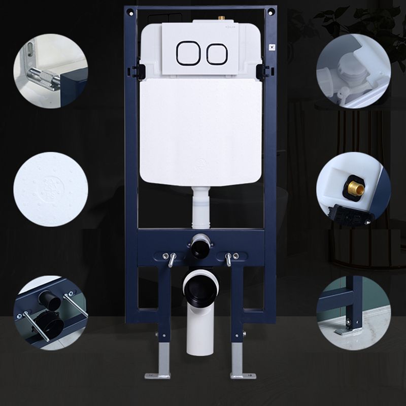 Contemporary Wall Mount Toilet Bowl White Seat Included Urine Toilet for Bathroom