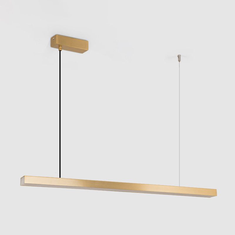 Island Pendant Light Simple Metal Dining Room LED Ceiling Pendant Light