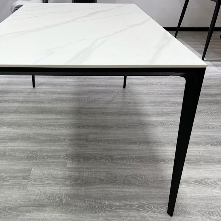 Medieval Modern Dining Table Stone 4 Legs Dinette Table for Kitchen