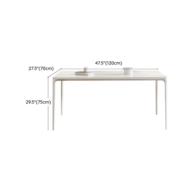 Scandinavian Dining Table Set 1/4/5 Pieces with Metal Base Kitchen Furniture Set