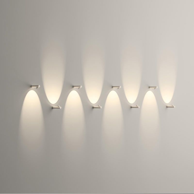 Contemporary Sconce Light Fixture with Aluminum Art for Corridor Hallway