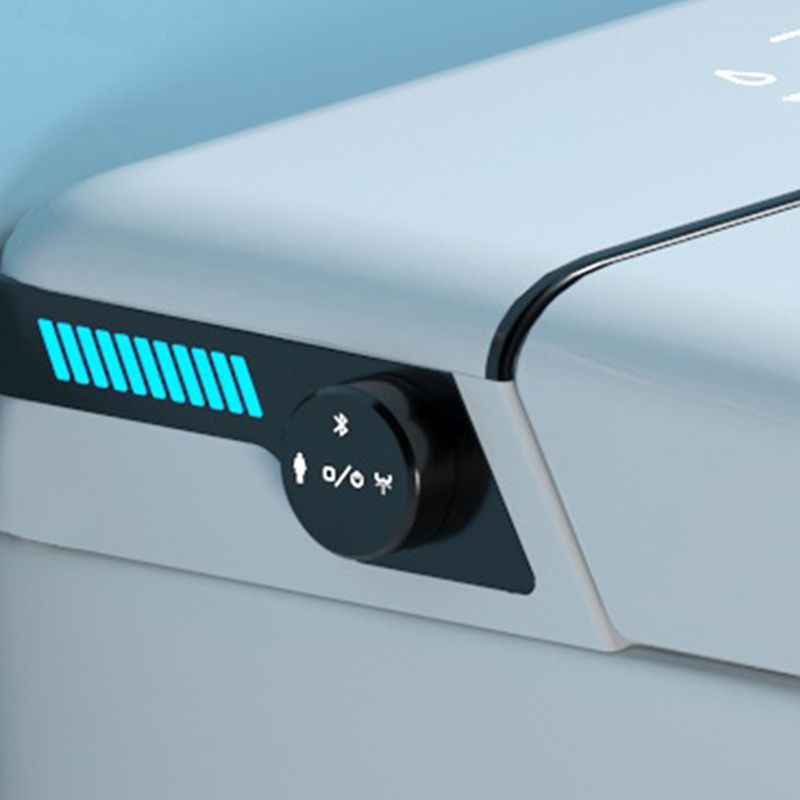 Deodorizing Bidet Warm Air Dryer in White without Water Pressure Control