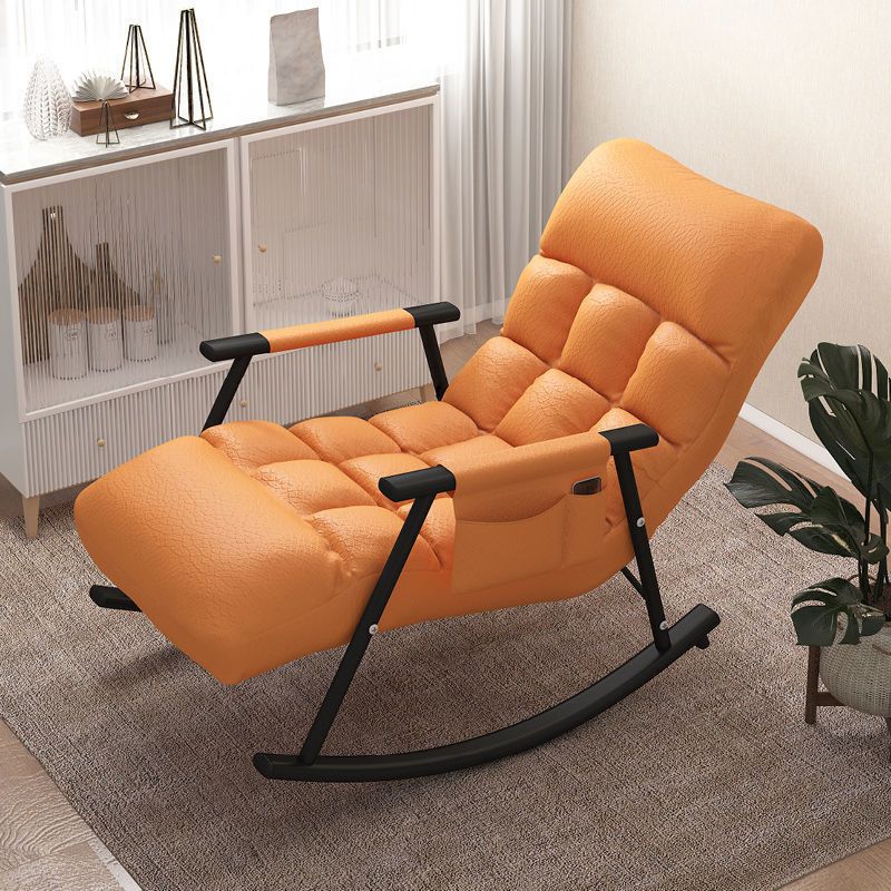 Waterproof Modern Style Single Rocker Chair Simple Chair for Living Room