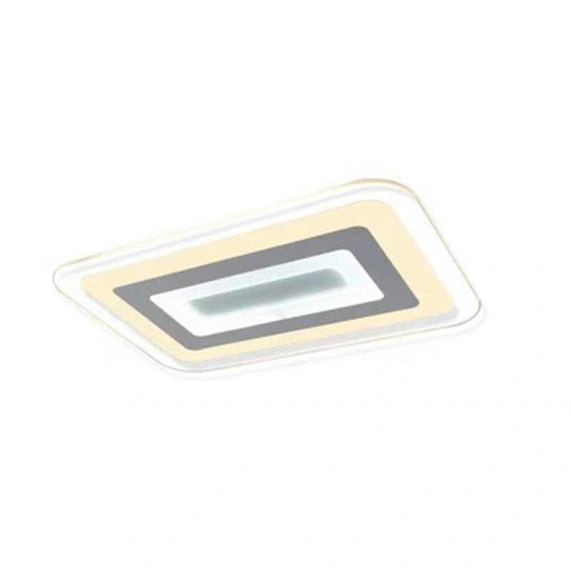 Luz de techo LED montada en superficie súper delgada, luz empotrada de acrílico para sala de estar, color blanco