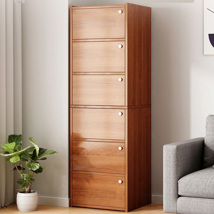 Modern Knobs Handle Storage Cabinet Solid Wood Standard Cabinet