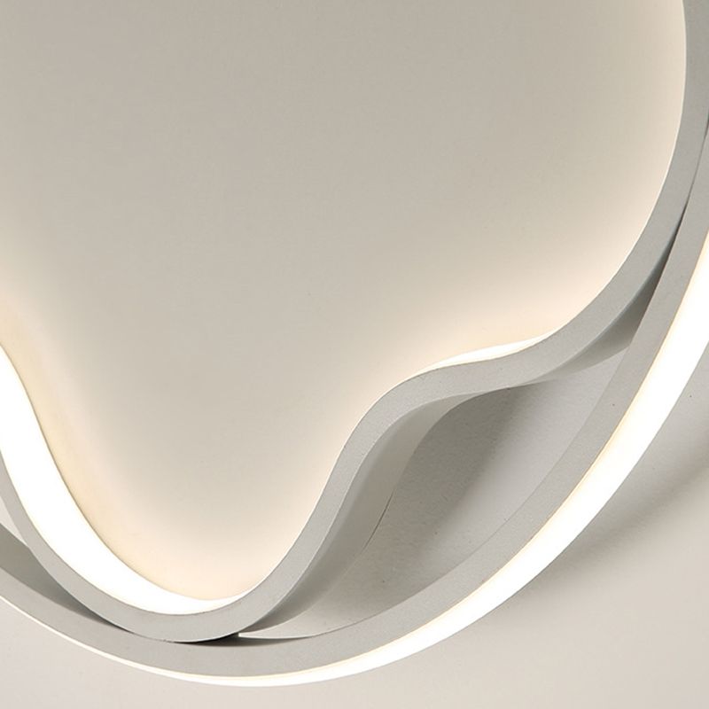 Flor de metal cerca de la iluminación del techo Luz de techo blanca LED nórdica