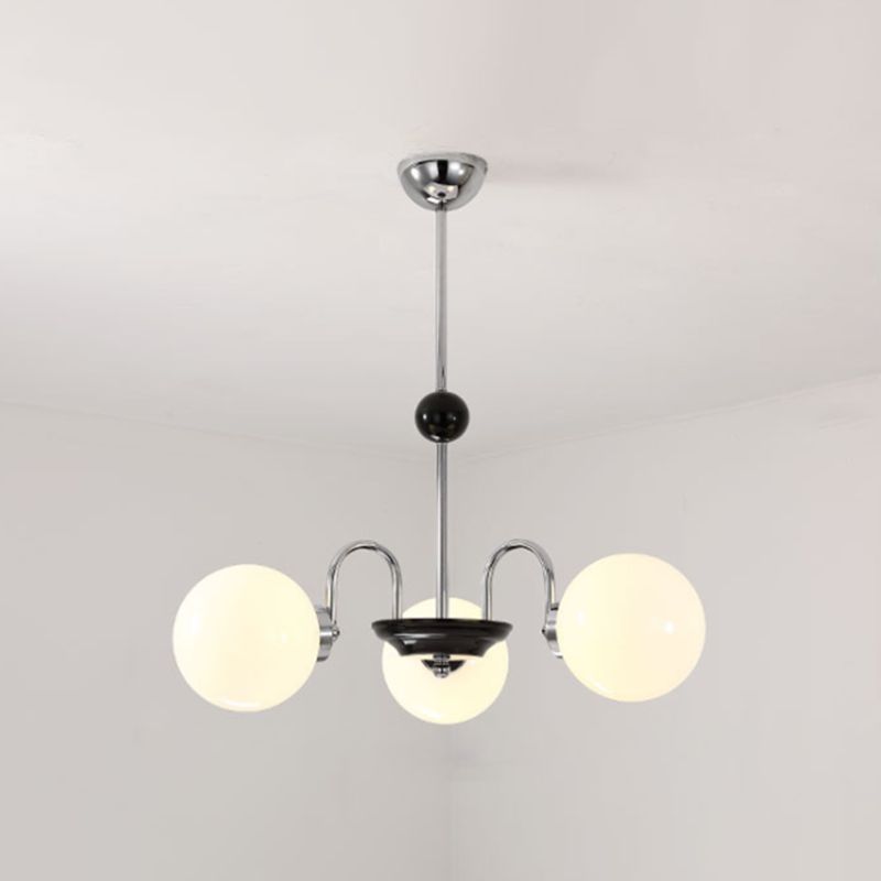 Moderner künstlerischer Anhänger Light Glass Globe Kronleuchter für Wohnzimmer