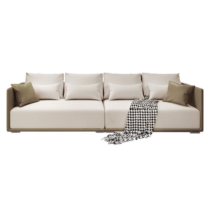 Modern Style with Pillow Back Latex/sponge Seat Filled Dark Blue/orange/army Green Sofa
