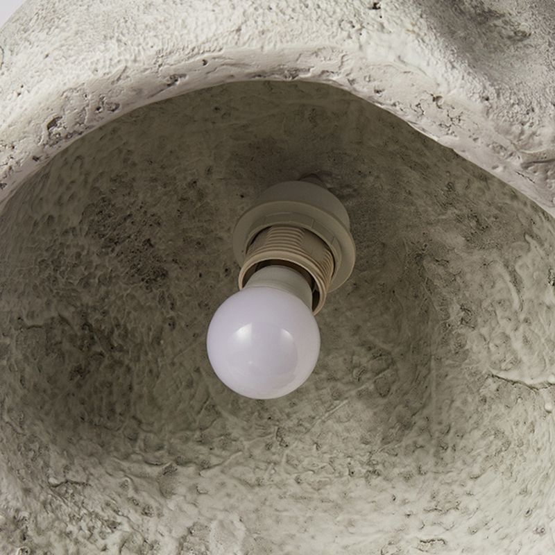 Plastic Bowl Shade Hanging Lights Modern Style 1 Head Hanging Mount Montage voor restaurant