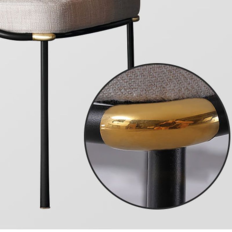 Sillas de cocina contemporáneas que cenan la silla lateral sin brazos con las piernas del metal