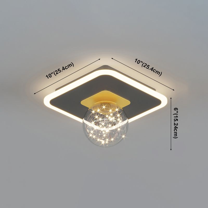 Moderne Deckenleuchte mit 2 Lichtern, LED-Deckenleuchte für die Deckenmontage