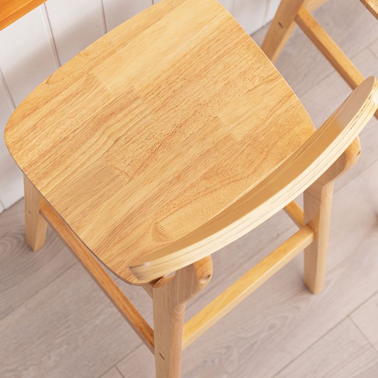 Scandinavian Coffee Shop Armless Stool Matte Finish Upholstered Bar Stools