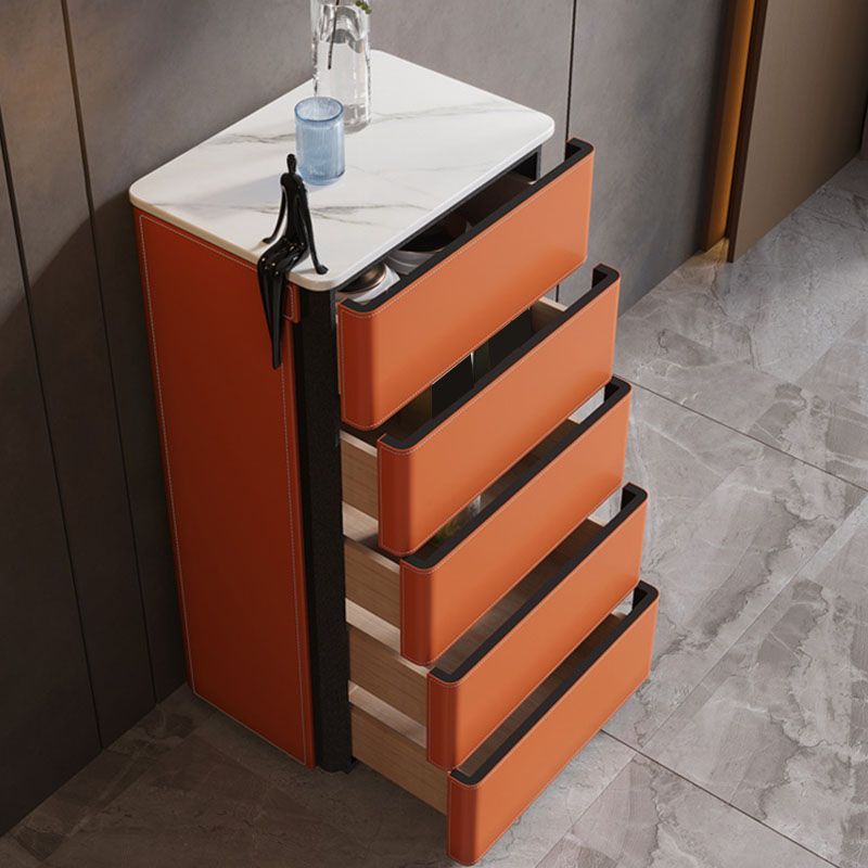 Contemporary Dresser Stone Storage Chest Dresser with 2/3/4/5 Drawers