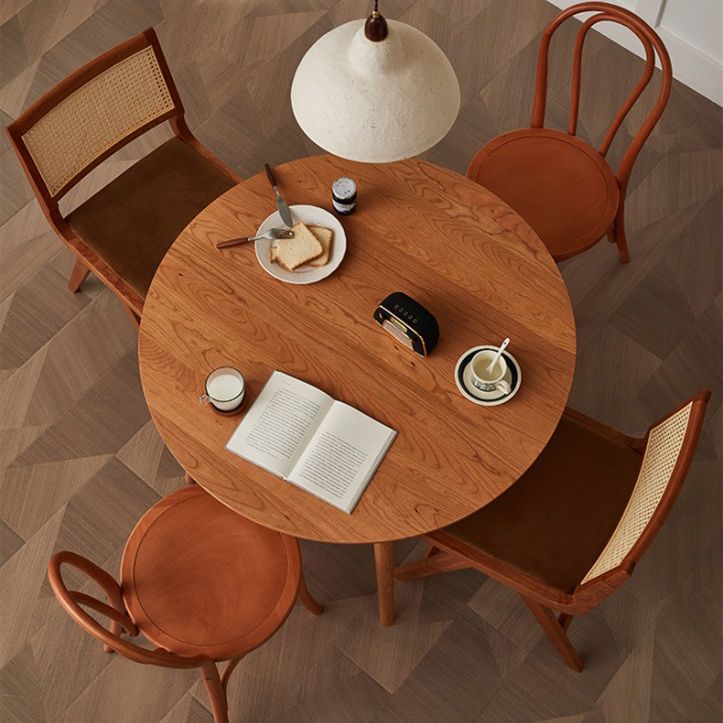 Dining Room Dinner Kitchen Table Round Solid Wood Dining Table
