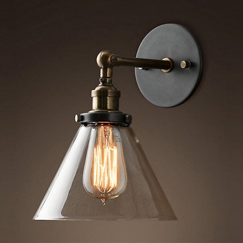 Luminaire de luminaire d'once d'ombrage en verre