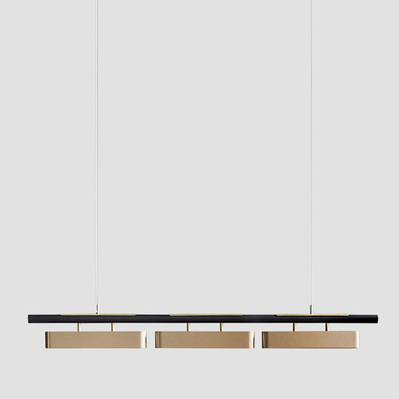 Modern Gold Shade Chandelier Lamp Metal Ceiling Pendant Light for Kitchen