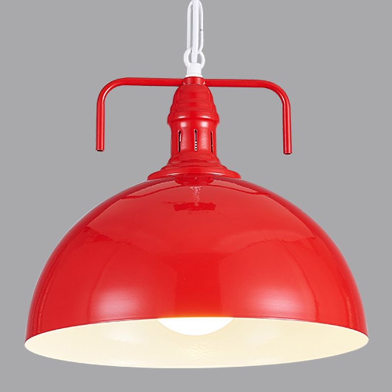 Lumière suspendue industrielle colorée d'éclairage de pendentif en métal pour le salon