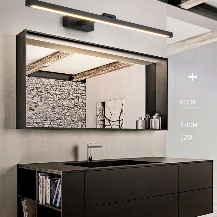 Luminaires muraux de vanité rectangulaire