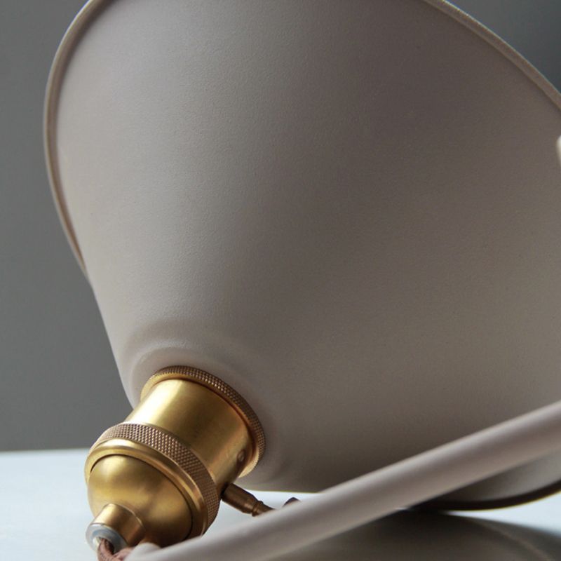 1-Light Cone Wall Light Sconce Modern Style Metal Wall Mounted Lights