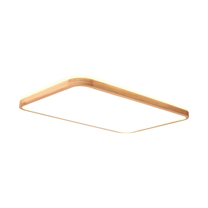 Soporte de montaje de luz de montaje moderno 1-Luz de techo de montaje a ras de la sala de estar con sombra acrílica