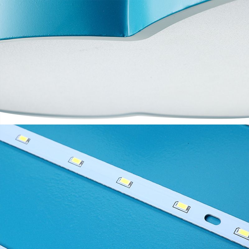 Wolkenform Flush Deckenleuchte Karikatur Acryl LED Deckenleuchte für Kindergarten