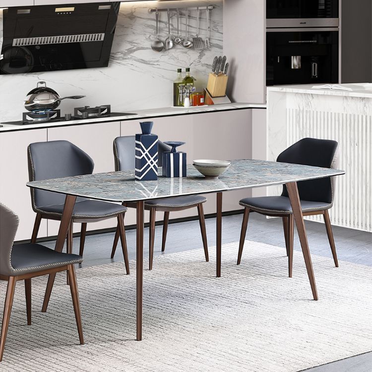 Modern Style Sintered Stone Top Dining Set 1/4/5/7 Pieces Dining Table with Chairs