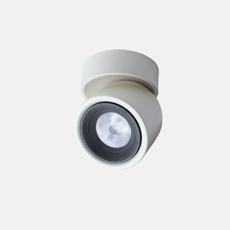 Draaibare mini-downlight Nordic metalen woonkamer LED-inbouwplafondlamp
