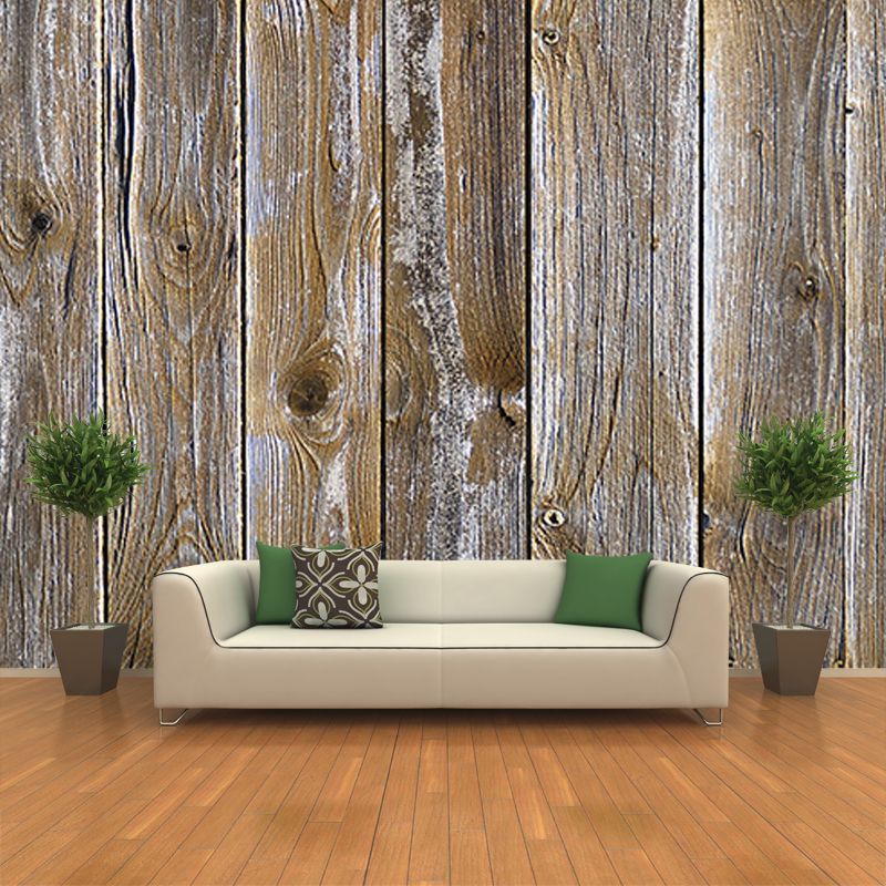 Wood Grain Mildew Resistant Wallpaper Photography Sleeping Room Wall Mural