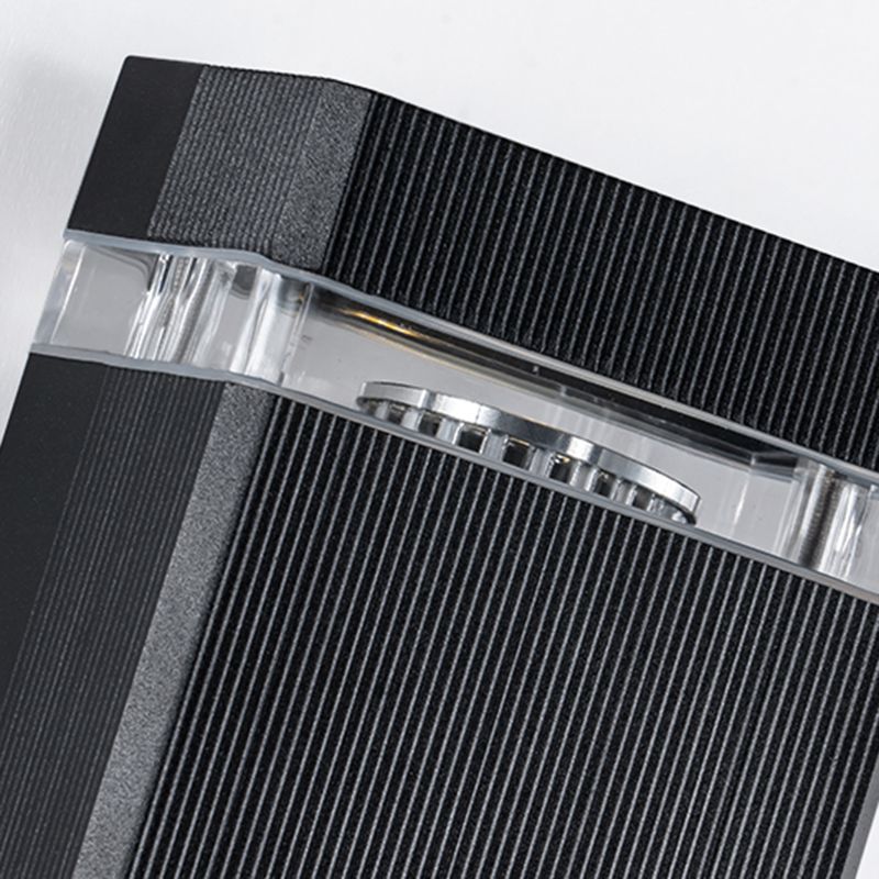 Multi -Lichter Geometrische Metallwandlicht leuchtet moderne Wandhalterung Leuchte in Schwarz