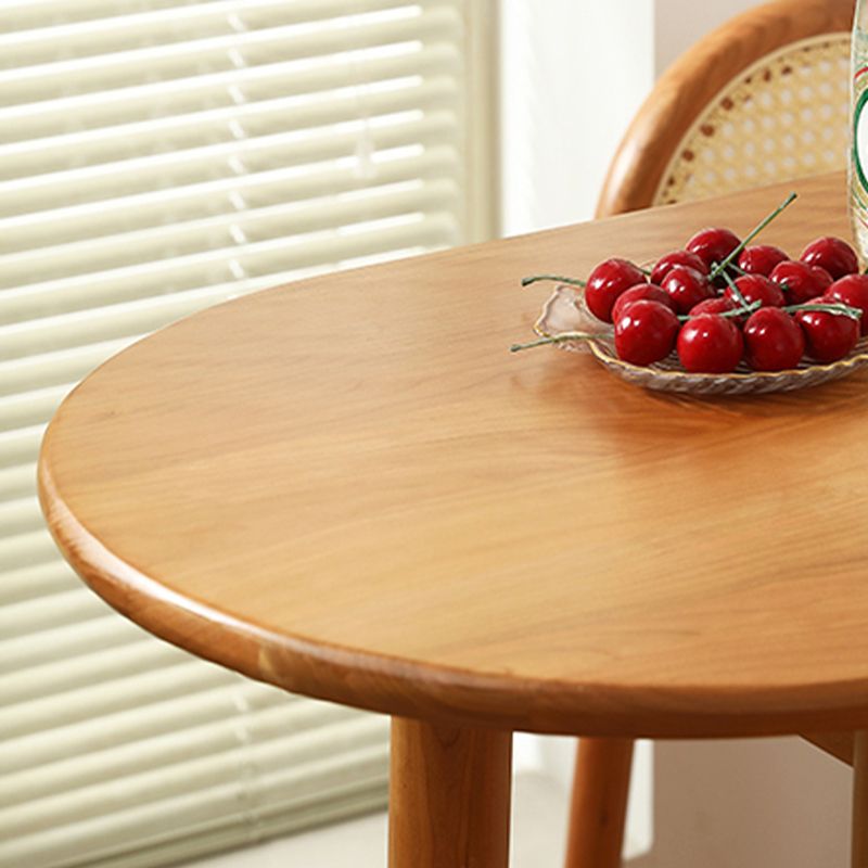 Modern Solid Wood Bar Dining Table Ellipse Bar Table for Kitchen