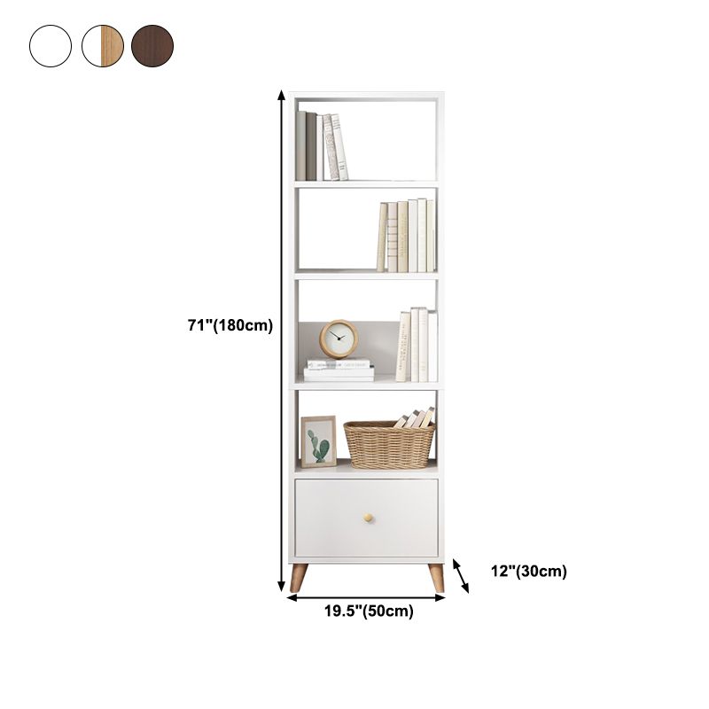 Standard Bookcase Scandinavian Shelf Bookcase for Home Office