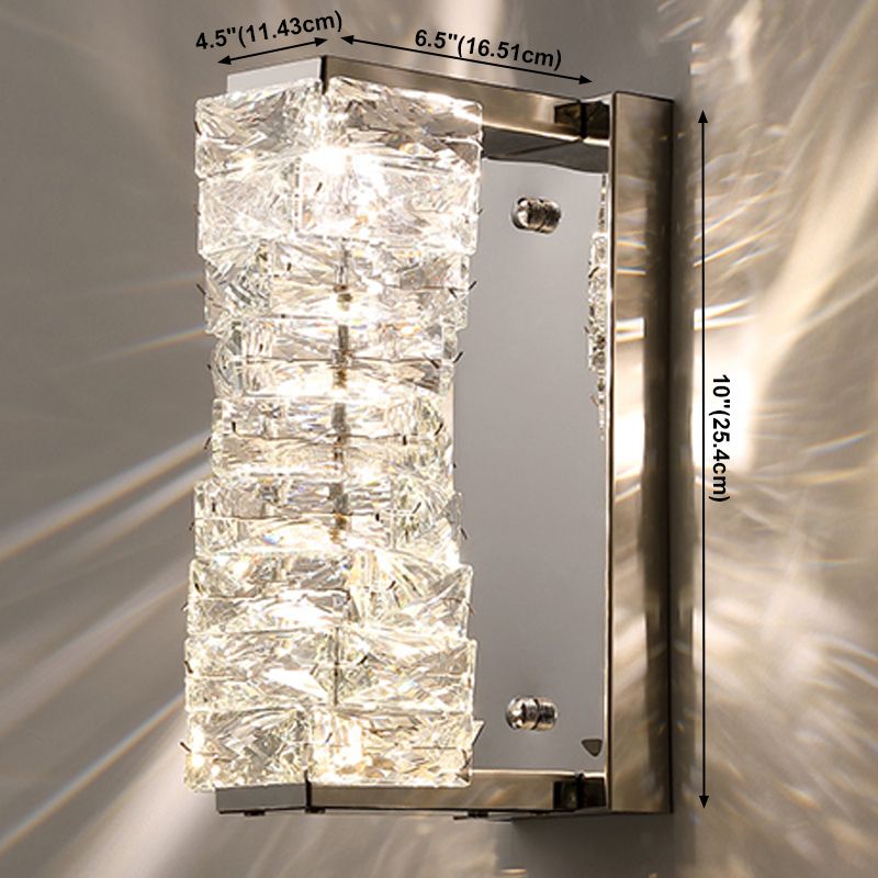 Tombra geométrica Multi-luces Medro de pared Moderna Moder de montura de pared de la pared en plata