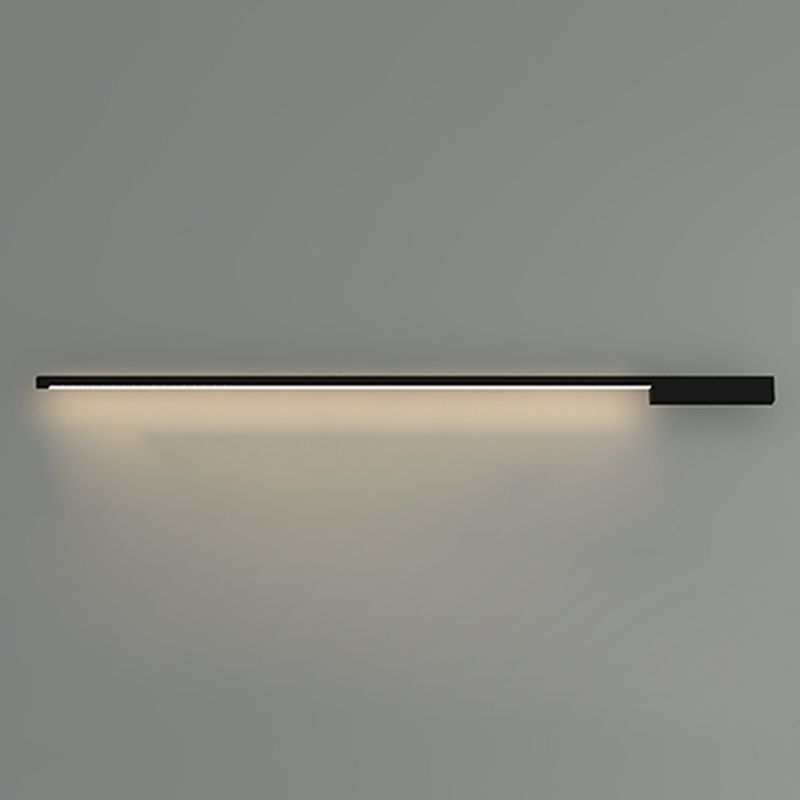 Metal Linear Shape Vanity Lights Modern Style 1 Light Vanity Light Fixtures