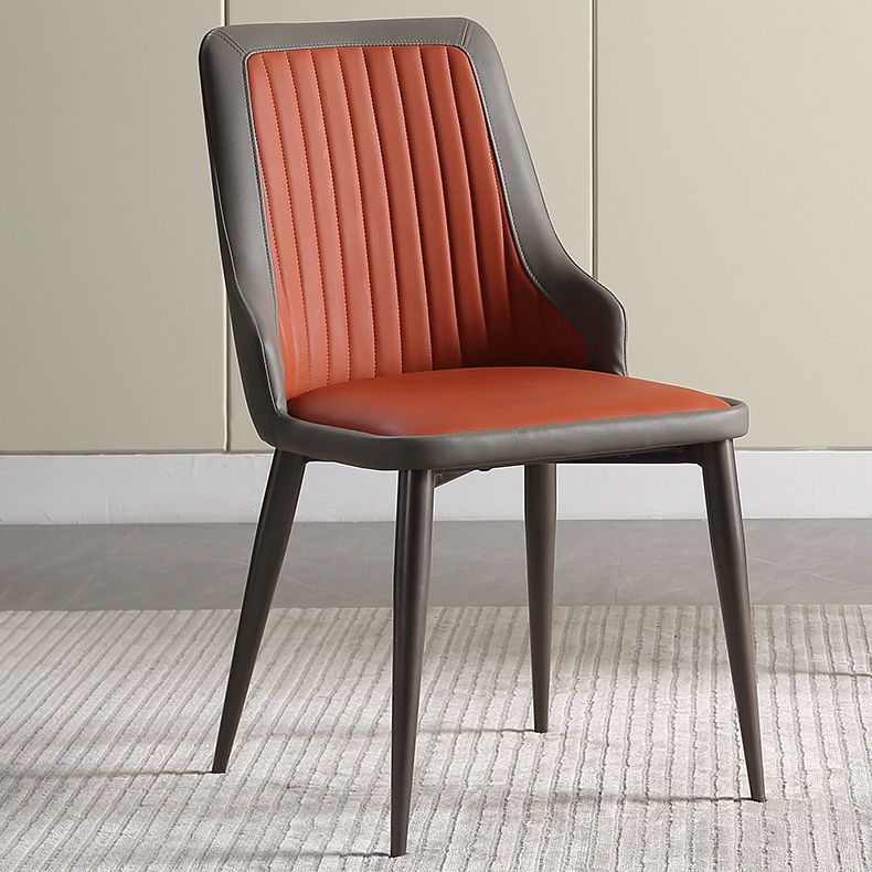 Silla de comedor tapizada silla auxiliar Parsons de restaurante contemporáneo